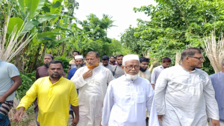 ইছামতীর ঢলে শার্শায় ভয়াবহ জলাবদ্ধতা,পরিদর্শন করলেন জামায়াতে ইসলামী্র নেতৃবৃন্দ