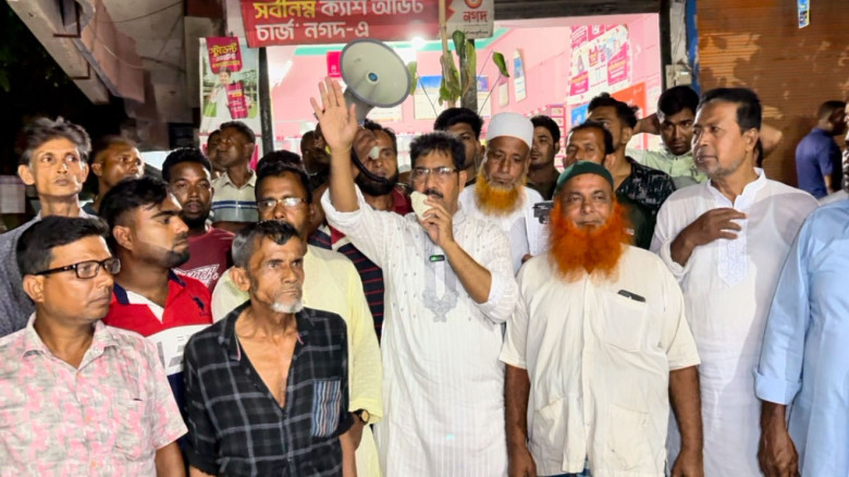 কেশবপুরে রাষ্ট্র মেরামতের ৩১ দফা প্রচারে কেন্দ্রীয় বিএনপি নেতা অপু
