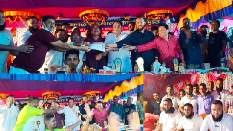 শার্শায় আরাফাত রহমান কোকো স্মৃতি ফুটবল টুর্নামেন্টের চ্যাম্পিয়ন জামতলা ফুটবল একাদশ