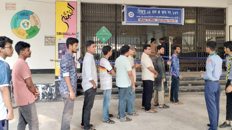রাকসু নির্বাচনে ভোটগ্রহণ শুরু...