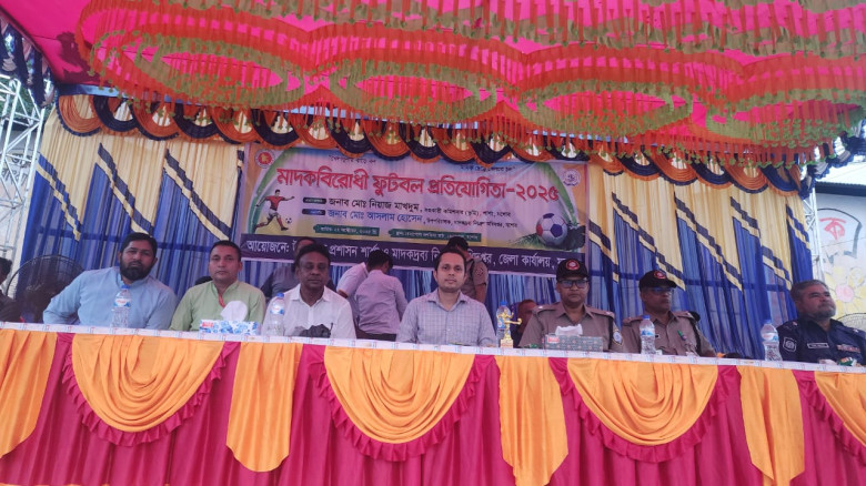 বেনাপোলে মাদকবিরোধী ফুটবল প্রতিযোগিতা অনুষ্ঠিত