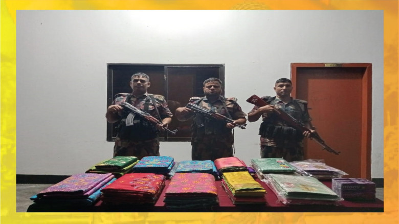 বেনাপোলে বিজিবির অভিযানে চোরাচালান পণ্য আটক