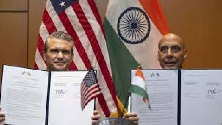 ভারত আর যুক্তরাষ্ট্রের মধ্যে ১০ বছর মেয়াদি প্রতিরক্ষা চুক্তি সই