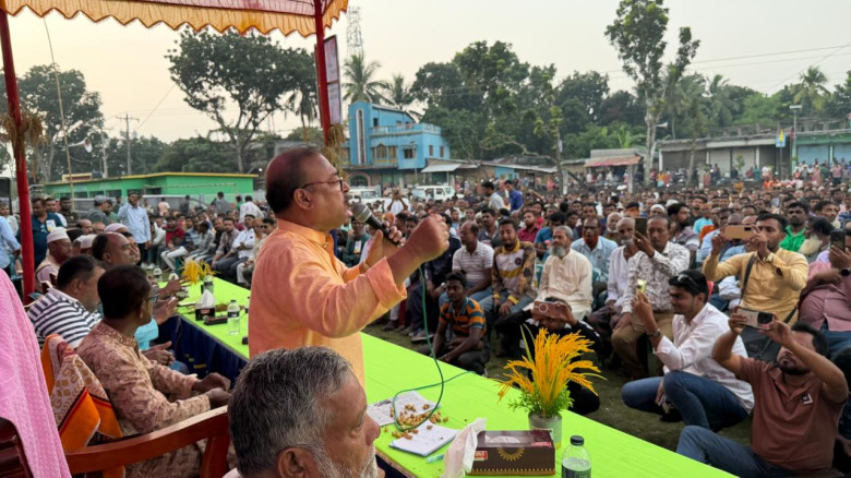 মনোনয়ন পেয়েই মাঠে প্রচারণার  ঝড় তুললেন মফিকুল হাসান তৃপ্তি
