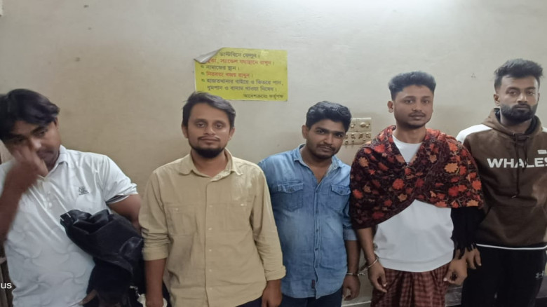 যশোরে আওয়ামী লীগ ও অঙ্গসংগঠনের ৫ নেতাকর্মী কারাগারে