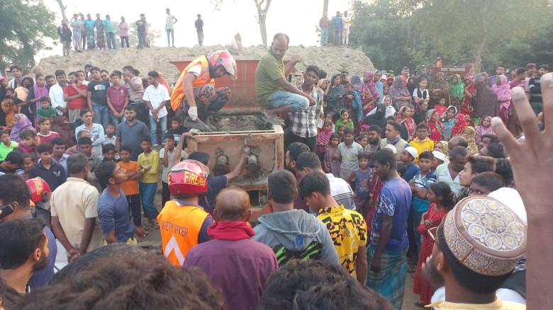 ইট ভাটায় কাদা মিশানো যন্ত্রে কাটা পড়ে শ্রমিকের মৃত্যু, খন্ডখন্ড লাশ উদ্ধার