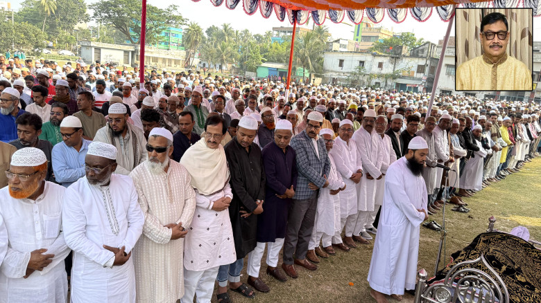 শ্রদ্ধা আর ভালোবাসায় চিরনিদ্রায় শায়িত অ্যাডভোকেট বদরুজ্জামান মিন্টু