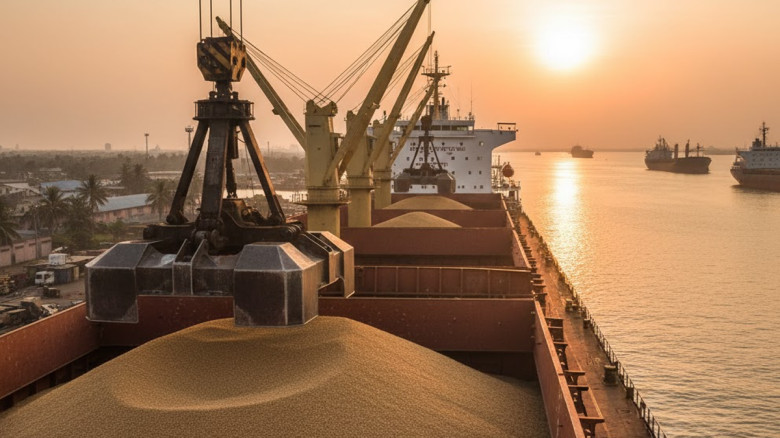 ৬০ হাজার টন মার্কিন গম নিয়ে চতুর্থ জাহাজ চট্টগ্রাম বন্দরে