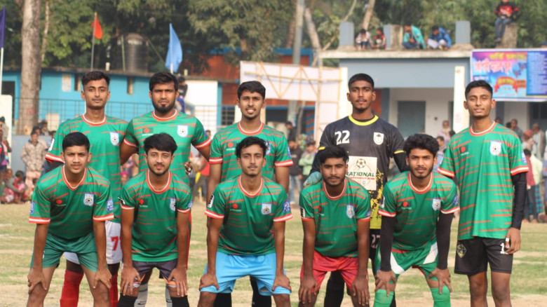 তরিকুল ইসলাম স্মৃতি ফুটবল টুর্নামেন্ট ধোপাদী কিংসকে হারিয়ে ফাইনালে শার্শা ফুটবল একাডেমি