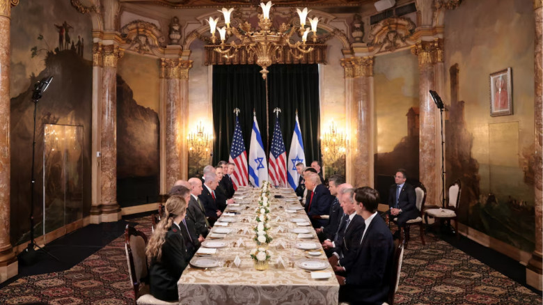 নেতানিয়াহুর সঙ্গে বৈঠক শেষে তেহরান ও গাজা নিয়ে কড়া বার্তা ট্রাম্পের