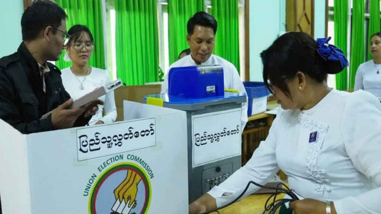 মিয়ানমারে জান্তার সাজানো নির্বাচনে সেনাপন্থি দলের দাপট