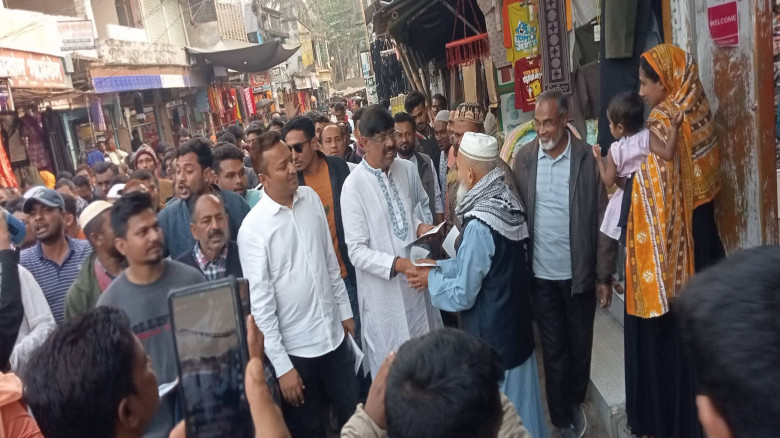 কেশবপুরে ধানের শীষের প্রার্থীকে বিজয়ী করতে প্রচারণা