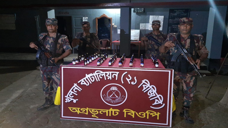 শার্শার অগ্রভূলাট সিমান্ত এলাকায় বিজিবি অভিযানে মাদকদ্রব্য উদ্ধার