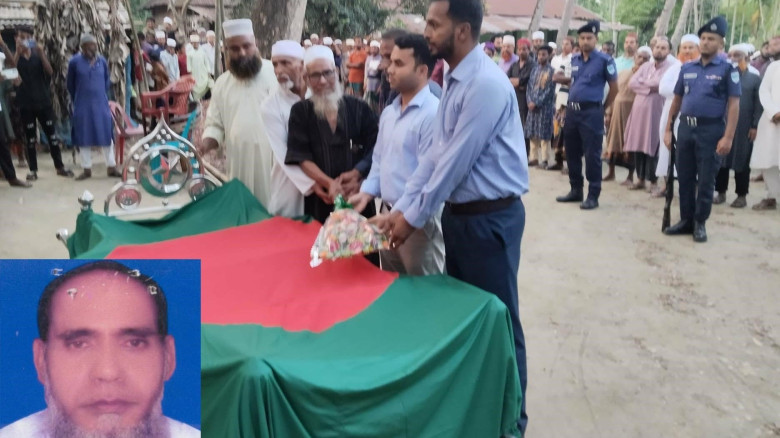 অভয়নগরে রাষ্টীয় মর্যাদায় বীর মুক্তিযোদ্ধার দাফন সম্পন্ন