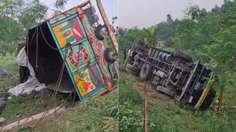 টাঙ্গাইলে ট্রাক উল্টে নিহত ১৫ জনের পরিচয় পাওয়া গেছে
