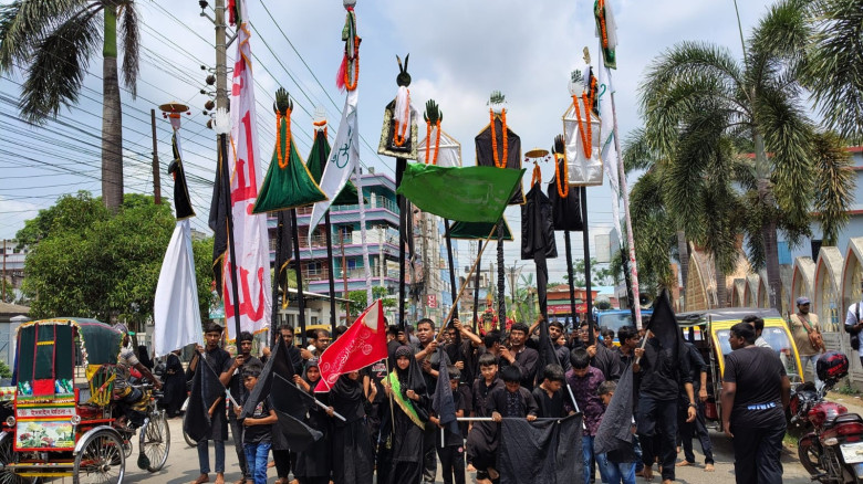 যশোরে পবিত্র আশুরার তাজিয়া মিছিল অনুষ্ঠিত