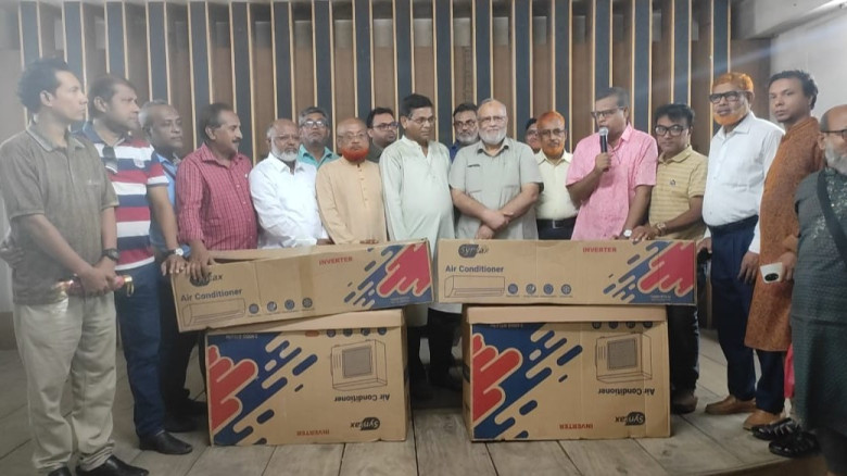 প্রেসক্লাব যশোরে সাংবাদিকদের জন্য এসি উপহার দিলেন এমপি মোসলেহ উদ্দিন ফরিদ
