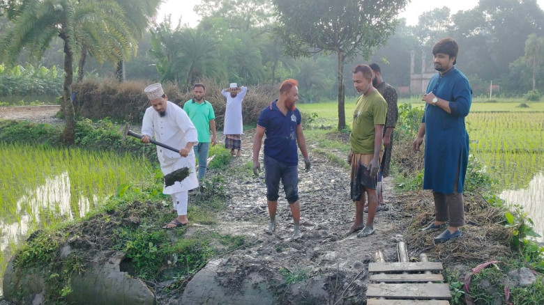 যশোরে সরকারি জমি দখলের চেষ্টার অভিযোগ সাহেবজান বেডিংয়ের মালিকের বিরুদ্ধে