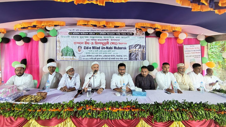 ঝিকরগাছায় ইনকিলাব এ মাহদী মিশনের উদ্যোগে পবিত্র ঈদে মিলাদুন্নবী (সা.) পালিত